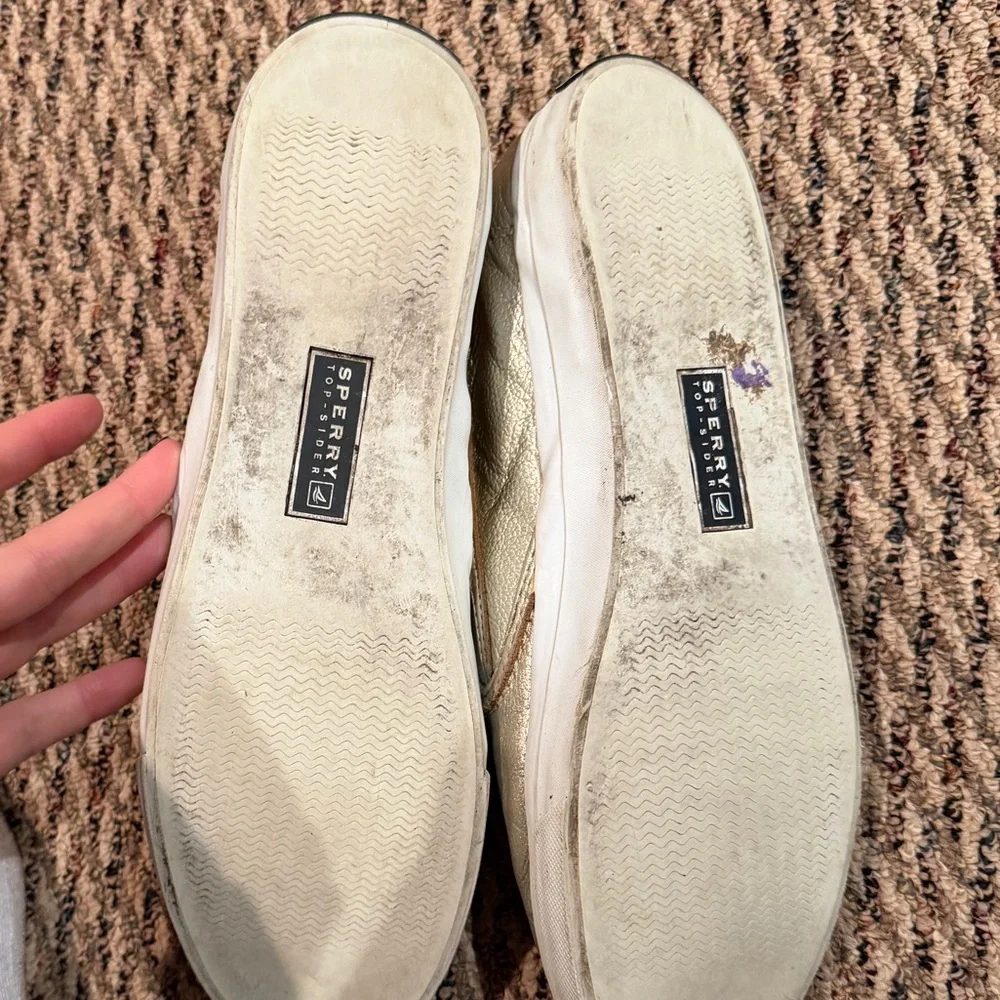 Sperry Gold Women's Slip-On Sneakers